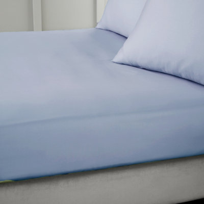 400 Thread Count Cotton Sateen Fitted Sheet - Image 5