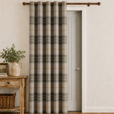 Catherine Lansfield Men's Terracotta Woven Door Curtain - Image 13