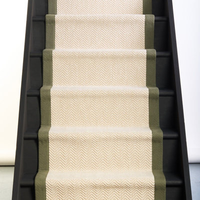 RainbowHome Herringbone Belgravia Stair Runner 65 700 from B&Q