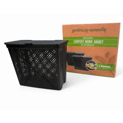 Gardening Naturally Small Bio Composting Basket Pair from B&Q
