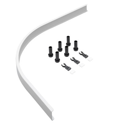 Aquarius Pluvia Riser Kit With Panel Pack And Legs For Offset Quadrant Trays from B&Q