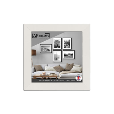 B&Q -  5X5" White Poster FrameModern Picture Frame For Wall ArtPrints And PhotosDurable And Stylish Display Frame