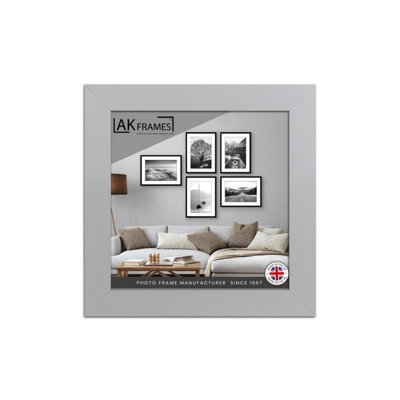 B&Q -  6X6" Silver Poster FrameModern Picture Frame For Wall ArtPrints And PhotosDurable And Stylish Display Frame