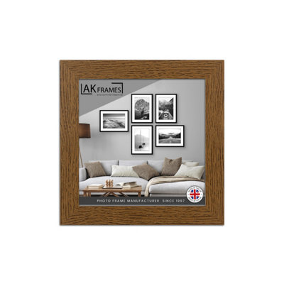 B&Q -  10X10" Dark Oak Poster FrameModern Picture Frame For Wall ArtPrints And PhotosDurable And Stylish Display Frame