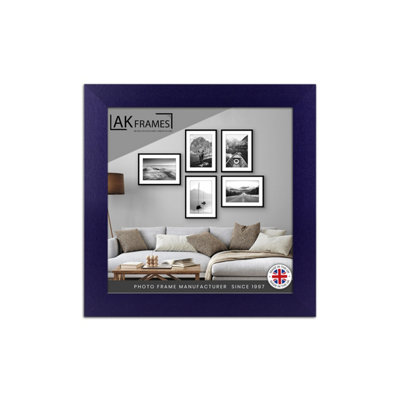 B&Q -  14X14" Purple Poster FrameModern Picture Frame For Wall ArtPrints And PhotosDurable And Stylish Display Frame