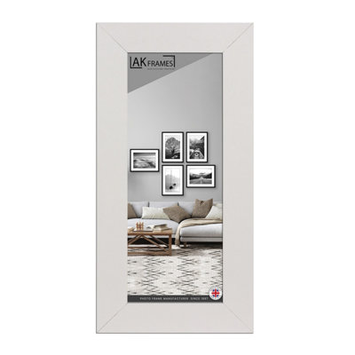 B&Q -  15X5" White Poster FrameModern Picture Frame For Wall ArtPrints And PhotosDurable And Stylish Display Frame