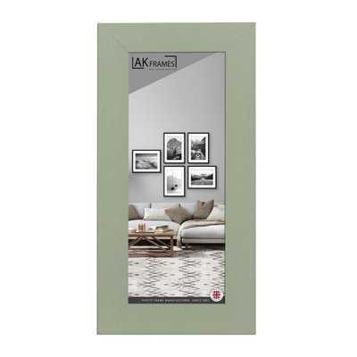 B&Q -  15X5" Green Poster FrameModern Picture Frame For Wall ArtPrints And PhotosDurable And Stylish Display Frame