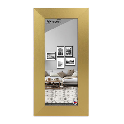 B&Q -  15X5" Gold Poster FrameModern Picture Frame For Wall ArtPrints And PhotosDurable And Stylish Display Frame