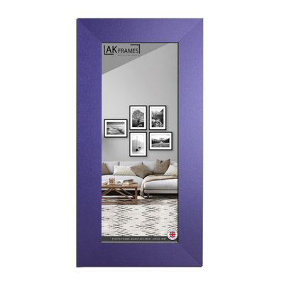 B&Q -  15X5" Purple Poster FrameModern Picture Frame For Wall ArtPrints And PhotosDurable And Stylish Display Frame