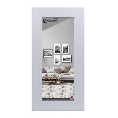 B&Q -  15X5" Silver Poster FrameModern Picture Frame For Wall ArtPrints And PhotosDurable And Stylish Display Frame