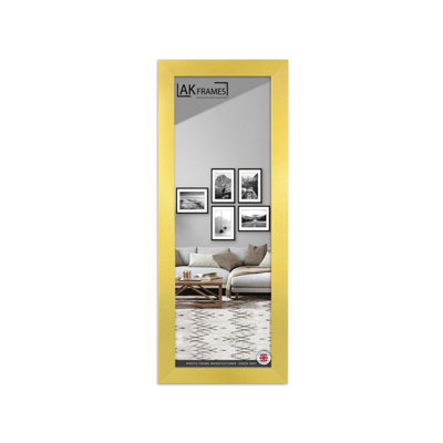 B&Q -  16X5" Gold Poster FrameModern Picture Frame For Wall ArtPrints And PhotosDurable And Stylish Display Frame
