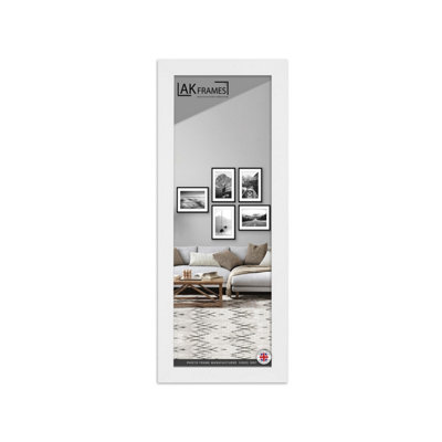 B&Q -  24X12" White Poster FrameModern Picture Frame For Wall ArtPrints And PhotosDurable And Stylish Display Frame