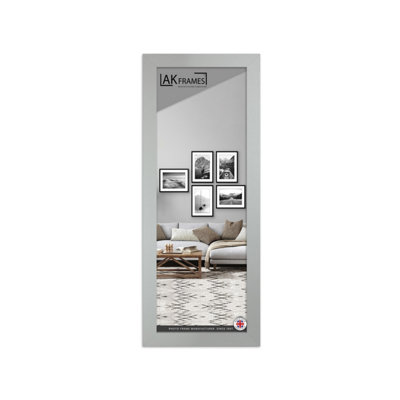 B&Q -  24X12" Silver Poster FrameModern Picture Frame For Wall ArtPrints And PhotosDurable And Stylish Display Frame