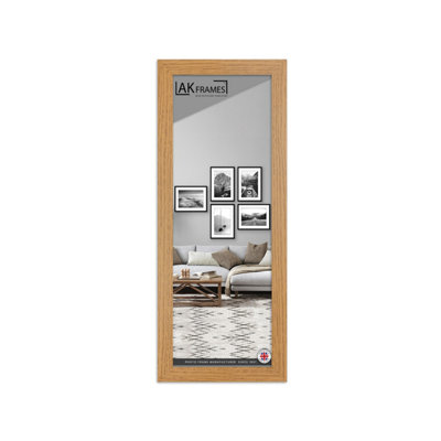 B&Q -  30X16" Oak Poster FrameModern Picture Frame For Wall ArtPrints And PhotosDurable And Stylish Display Frame