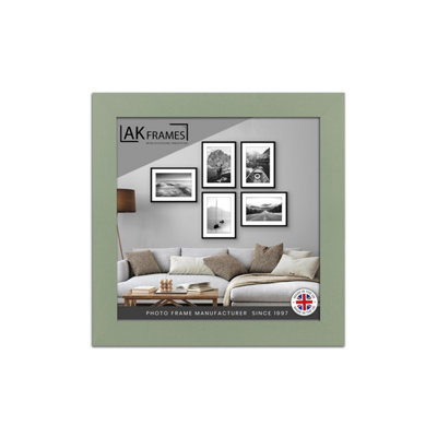 AK Frames 40X40Cm Green Poster FrameModern Picture Frame For Wall ArtPrints And PhotosDurable And Stylish Display Frame