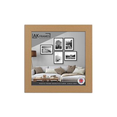 AK Frames 40X40Cm Country Pine Poster FrameModern Picture Frame For Wall ArtPrints And PhotosDurable And Stylish Display Frame
