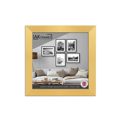 AK Frames 40X40Cm Gold Poster FrameModern Picture Frame For Wall ArtPrints And PhotosDurable And Stylish Display Frame