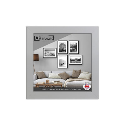 AK Frames 40X40Cm Silver Poster FrameModern Picture Frame For Wall ArtPrints And PhotosDurable And Stylish Display Frame