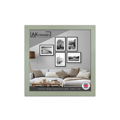 AK Frames 50X50Cm Green Poster FrameModern Picture Frame For Wall ArtPrints And PhotosDurable And Stylish Display Frame