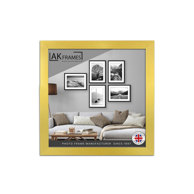 AK Frames 50X50Cm Gold Poster FrameModern Picture Frame For Wall ArtPrints And PhotosDurable And Stylish Display Frame