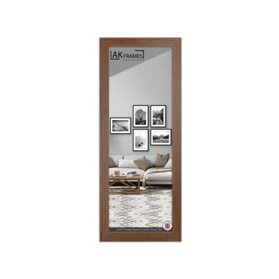 B&Q -  95X33Cm Walnut Poster FrameModern Picture Frame For Wall ArtPrints And PhotosDurable And Stylish Display Frame