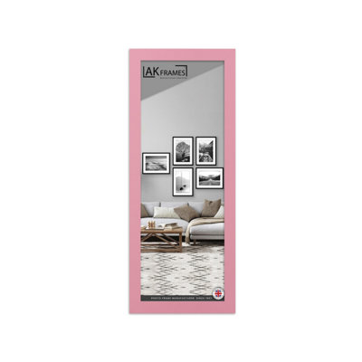 B&Q -  95X33Cm Pastel Pink Poster FrameModern Picture Frame For Wall ArtPrints And PhotosDurable And Stylish Display Frame