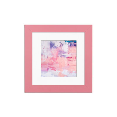 Ak Frames Pink 8X8 Frame With 6X6 Mount And Perspex Front from B&Q