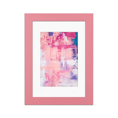 Ak Frames Pink 10X8 Frame With 6X4 Mount And Perspex Front from B&Q
