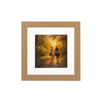 Ak Frames Country Pine 50X50Cm Frame With 40X40Cm Mount And Perspex Front