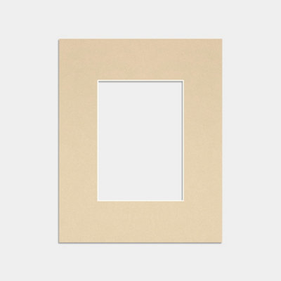 Ak Frames 10X8 Ivory Picture Mounts To Fit 6X4 Aperture SizeMount Board Only (No Frame Included) from B&Q