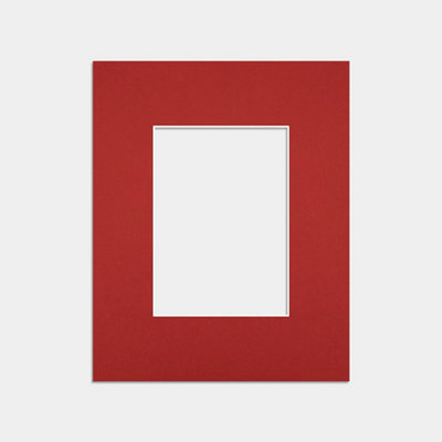 Ak Frames 8X6 Crimson Picture Mounts To Fit 5X3 Aperture SizeMount Board Only (No Frame Included) from B&Q