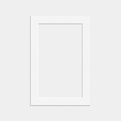 Ak Frames 6X4 White Picture Mounts To Fit 5X3 Aperture SizeMount Board Only (No Frame Included) from B&Q