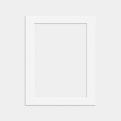 Ak Frames 14X11 White Picture Mounts To Fit A4 Aperture SizeMount Board Only (No Frame Included) from B&Q
