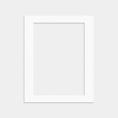 B&Q -  20X16 White Picture Mounts To Fit A3 Aperture SizeMount Board Only (No Frame Included)