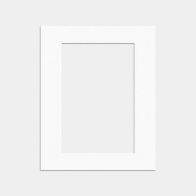 Ak Frames 20X16 White Picture Mounts To Fit 15X10 Aperture SizeMount Board Only (No Frame Included) from B&Q