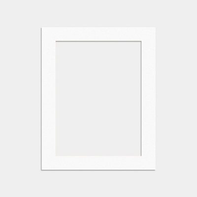Ak Frames 50X40Cm White Picture Mounts To Fit 40X30Cm Aperture SizeMount Board Only (No Frame Included) from B&Q