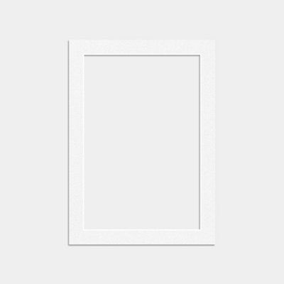 Ak Frames 70X50Cm White Picture Mounts To Fit 60X40Cm Aperture SizeMount Board Only (No Frame Included) from B&Q
