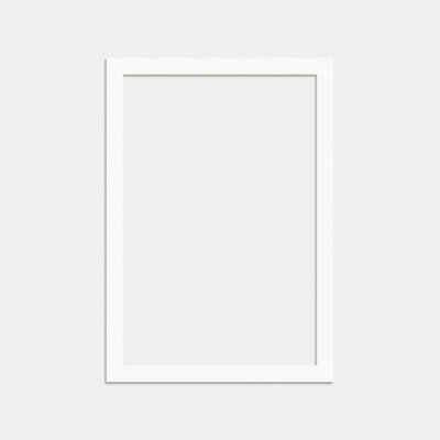 Ak Frames 100X70Cm White Picture Mounts To Fit 90X60Cm Aperture SizeMount Board Only (No Frame Included) from B&Q
