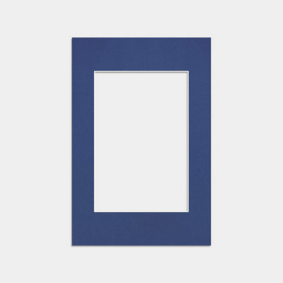 B&Q -  6X4 Blue Picture Mounts To Fit 4X3 Aperture SizeMount Board Only (No Frame Included)
