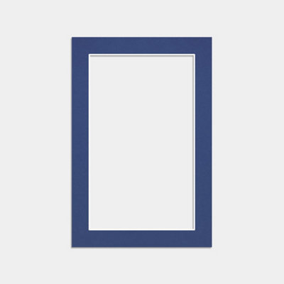 Ak Frames 6X4 Blue Picture Mounts To Fit 5X3 Aperture SizeMount Board Only (No Frame Included) from B&Q