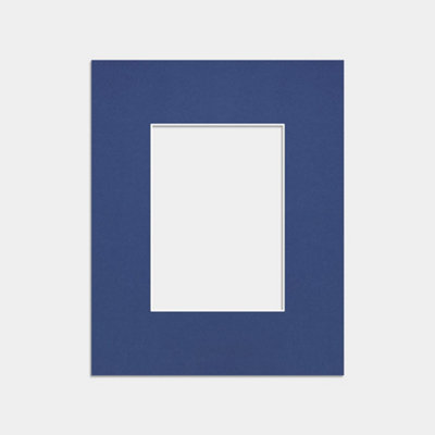 Ak Frames 8X6 Blue Picture Mounts To Fit 5X3 Aperture SizeMount Board Only (No Frame Included) from B&Q