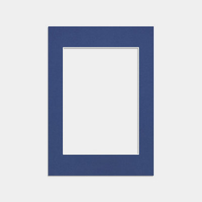 Ak Frames 14X11 Blue Picture Mounts To Fit 10X8 Aperture SizeMount Board Only (No Frame Included) from B&Q