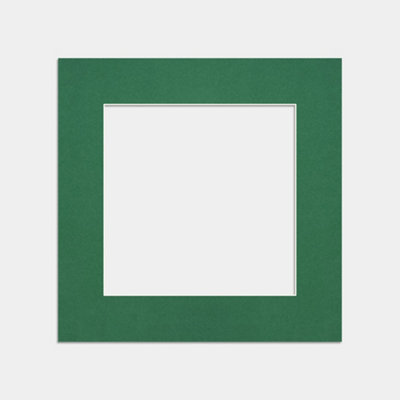 B&Q -  6X6 Emerald Picture Mounts To Fit 4X4 Aperture SizeMount Board Only (No Frame Included)