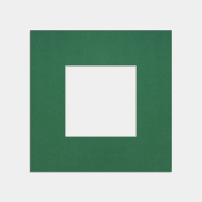 B&Q -  10X10 Emerald Picture Mounts To Fit 5X5 Aperture SizeMount Board Only (No Frame Included)