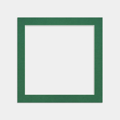 B&Q -  12X12 Emerald Picture Mounts To Fit 10X10 Aperture SizeMount Board Only (No Frame Included)