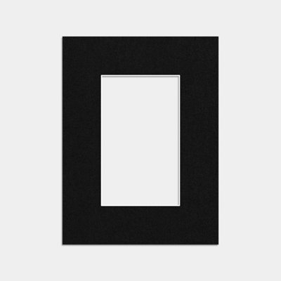 Ak Frames 8X6 Black Picture Mounts To Fit 5X3 Aperture SizeMount Board Only (No Frame Included) from B&Q