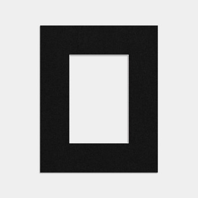 Ak Frames 10X8 Black Picture Mounts To Fit 6X4 Aperture SizeMount Board Only (No Frame Included) from B&Q