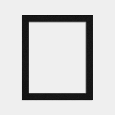 Ak Frames 12X10 Black Picture Mounts To Fit 10X8 Aperture SizeMount Board Only (No Frame Included) from B&Q