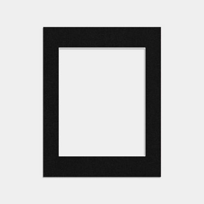 Ak Frames 14X11 Black Picture Mounts To Fit 10X8 Aperture SizeMount Board Only (No Frame Included) from B&Q