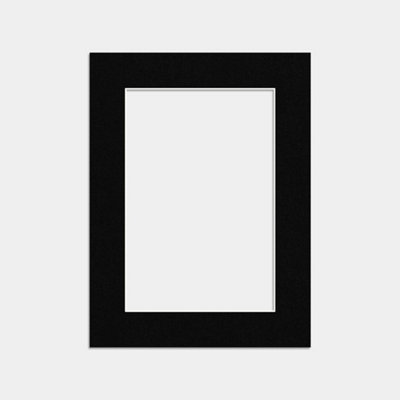 Ak Frames 16X12 Black Picture Mounts To Fit 12X8 Aperture SizeMount Board Only (No Frame Included) from B&Q